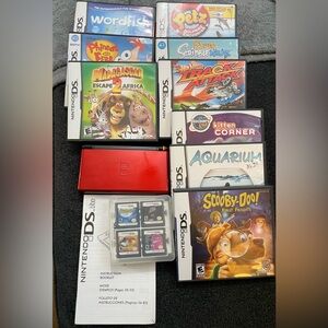 Nintendo DS Lite- excellent condition - comes with 13 games +